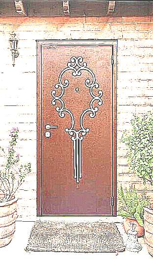Кованые двери (фото)