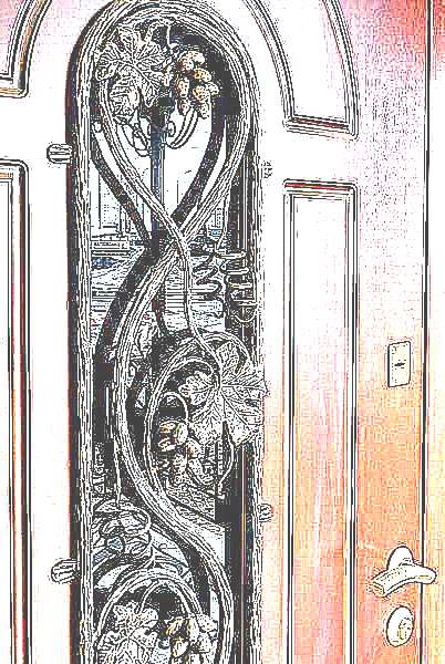 Металлические двери (рисунок)